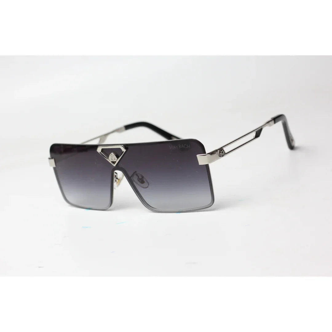 Maybach - 5600 - Silver - Black Gradient - Metal - Square - Sunglasses - Eyewear