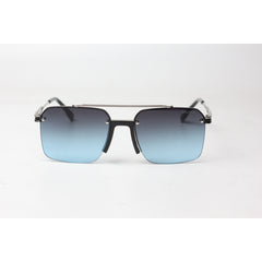 Balmain - 1302 - Blue Gradient - Silver - Light Weight - Metal - Square - Sunglasses - Eyewear