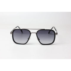 Maybach - 9050 - Gunmetal - Black Gradient - Metal - Acetate - Square - Sunglasses - Eyewear