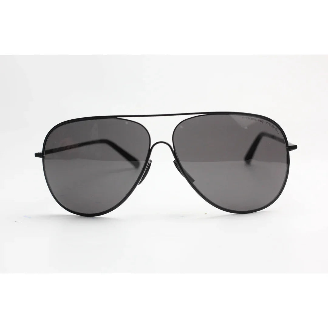 بورش ديزاين - 0185 - أونيكس بلاك - معدن - نظارة شمسية أفياتور - دائرية - نظارات شمسية فاخرة - نظارات طبية 