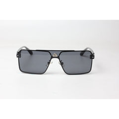 Maybach - 5455 - Silver - Black - Metal - Acetate - Rectangle - Sunglasses - Eyewear