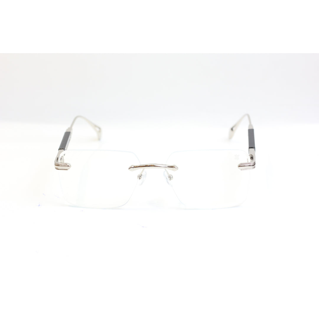 ARTIC - 23210 - Black - Silver - Metal - Rimless - Rectangle - Optics - XSHADES Eyewear