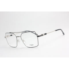 Fred - Black - Silver - Metal - Square - Premium Optics - Eyewear