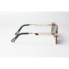 Maybach - 5600 - Golden - Black - Metal - Square - Sunglasses - Eyewear