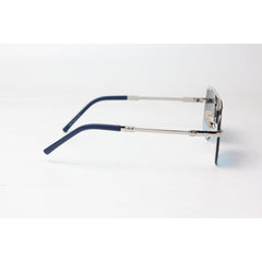 Cartier – 1301 – Blue Gradient - Silver - Metal – Aviator – Sunglasses – Eyewear