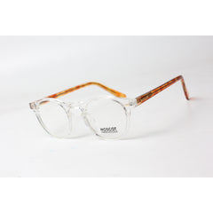Moscot - MILTZEN - Transparent White - Brown -  Acetate - Round - Optics - Eyewear