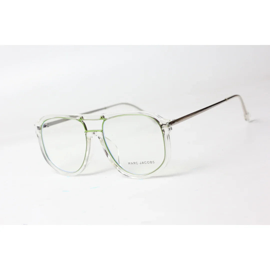 مارك جاكوبس - 9500 - شفاف - أخضر - معدن - أسيتات - دائري - طيار - بصريات - نظارات 