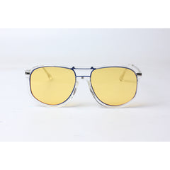 Marc Jacobs - 9500 - Transparent - Nightvision - Yellow - Metal - Acetate - Round - Aviator - Sunglasses - Eyewear