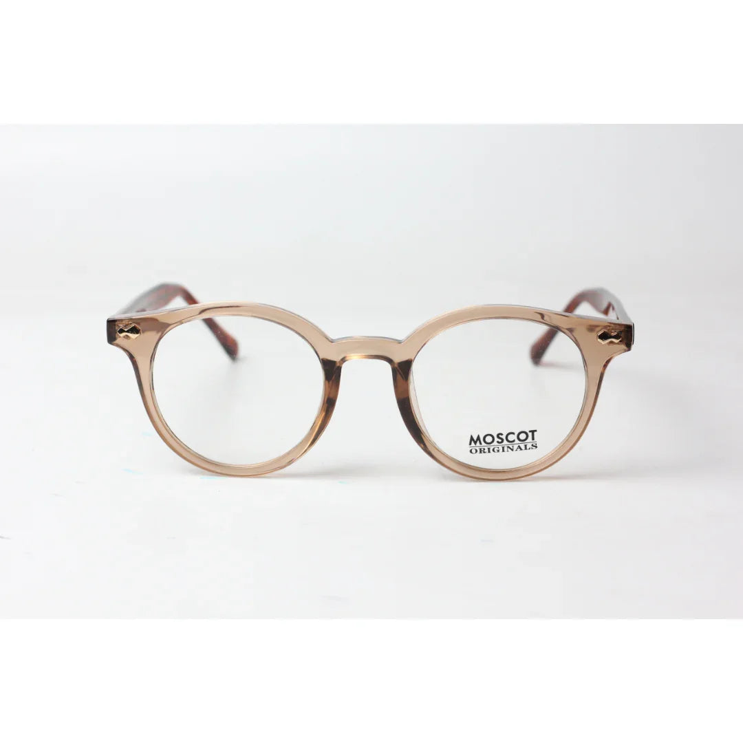 Moscot - GREPS - Transparent Brown - Acetate - Round - Optics - Eyewear