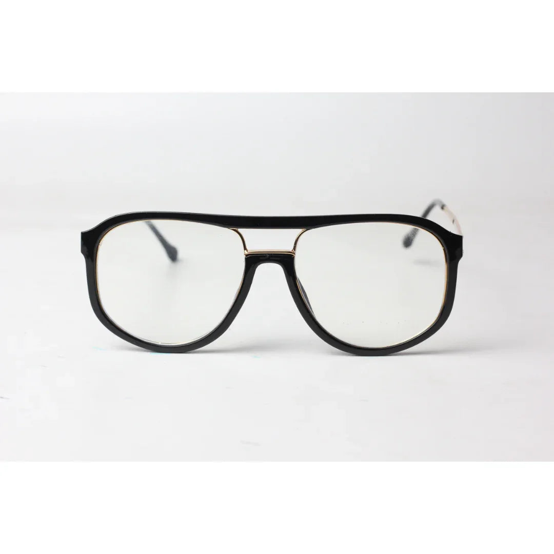 مارك جاكوبس - 9500 - أسود - ذهبي - معدن - أسيتات - دائري - طيار - بصريات - نظارات 