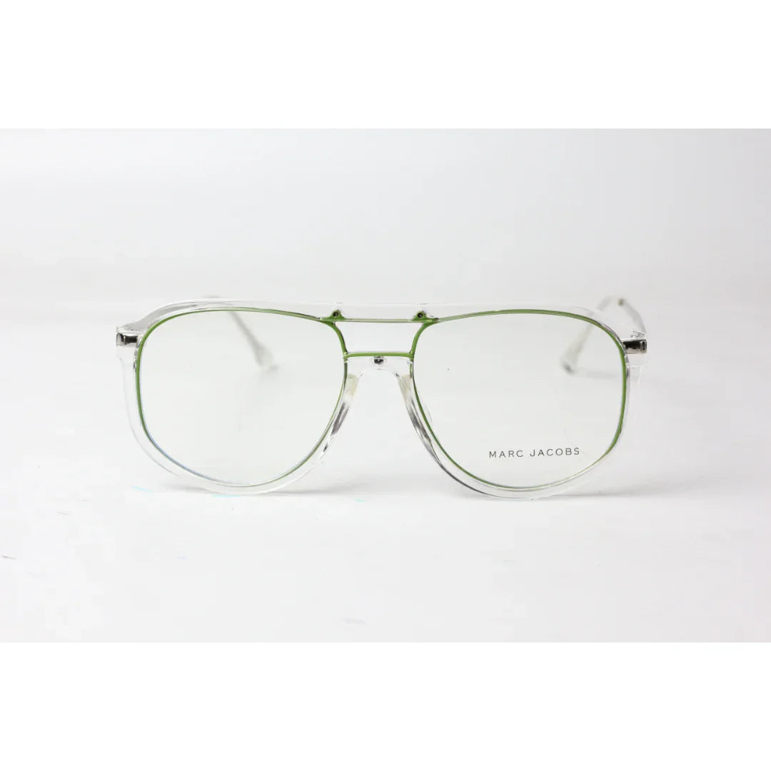 مارك جاكوبس - 9500 - شفاف - أخضر - معدن - أسيتات - دائري - طيار - بصريات - نظارات 