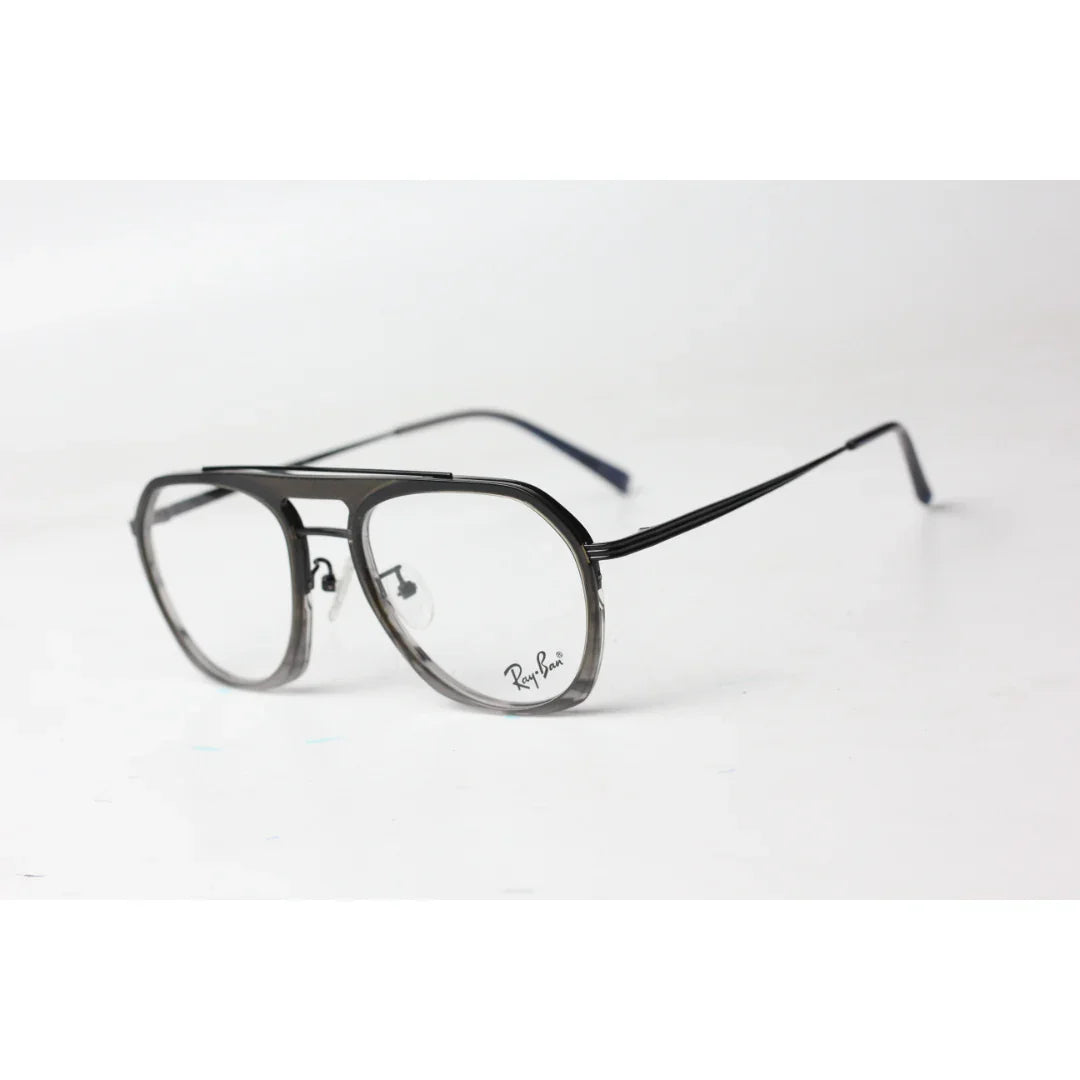Ray Ban - 095 - Black - Marble Gray - Metal - Acetate - Double Bridge - Optics - Eyewear