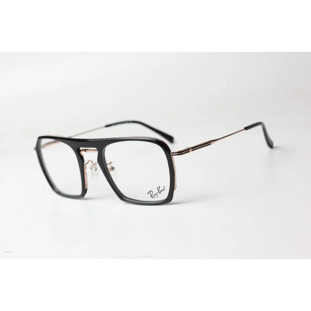 Ray Ban - 095 - Black - Golden - Metal - Acetate - Double Bridge - Optics - Eyewear