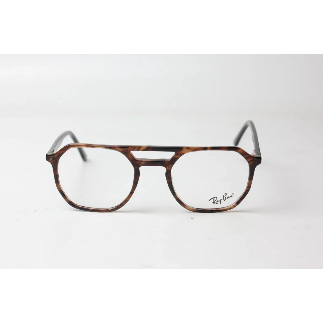 Ray Ban - CUTLER - 6492 - Marble Brown - Acetate - Hexagonal - Round - Optics - Eyewear