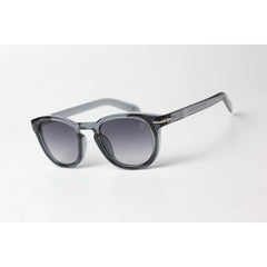 David Beckham - 4005 - Transparent Gray - Black Gradient  - Acetate - Oval Round - Sunglasses - Eyewear