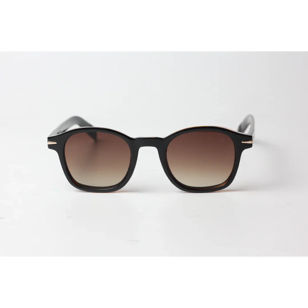 David Beckham - 4001 - Brown - Gradient - Acetate - Round - Sunglasses - Eyewear
