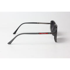 Prada - 5222 - Gunmetal Gray - Black Gradient - Polarized - Metal - Acetate - Round - Sunglasses - Eyewear