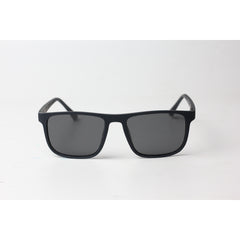 OGA - 465 - Matt Blue - Black - Red - Polarized - Light Weight - Curved - Acetate - Rectangle - Sunglasses - Eyewear