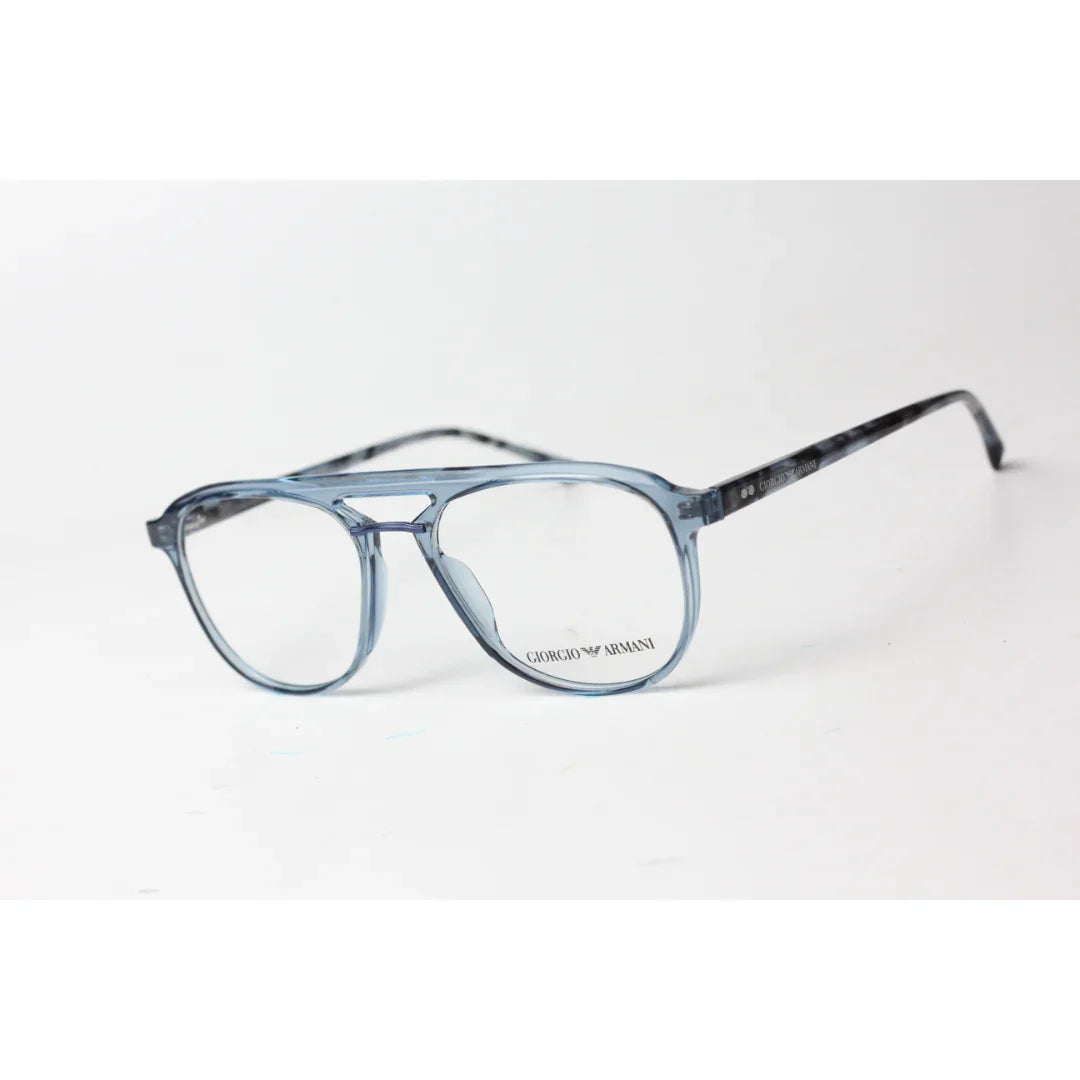 Giorgio Armani - 0703 - Transparent Crystal Blue - TR - Aviator Round - Premium Optics - Eyewear