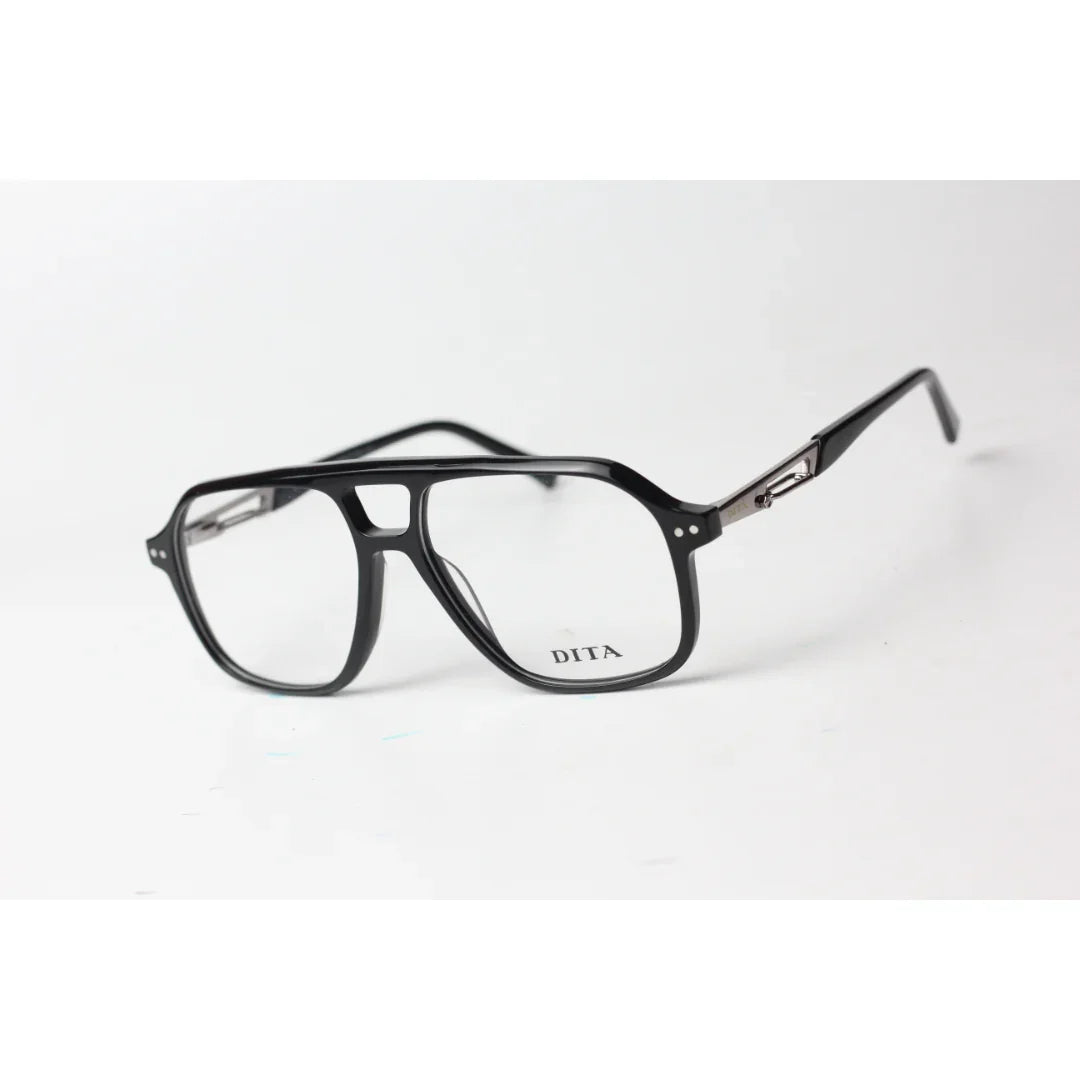 DITA - 0656 - Black - Acetate - Aviator - Square - Premium Optics - Eyewear