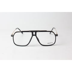 DITA - 0655 - Black - Golden - Acetate - Metal - Rounded Square - Premium Optics - Eyewear