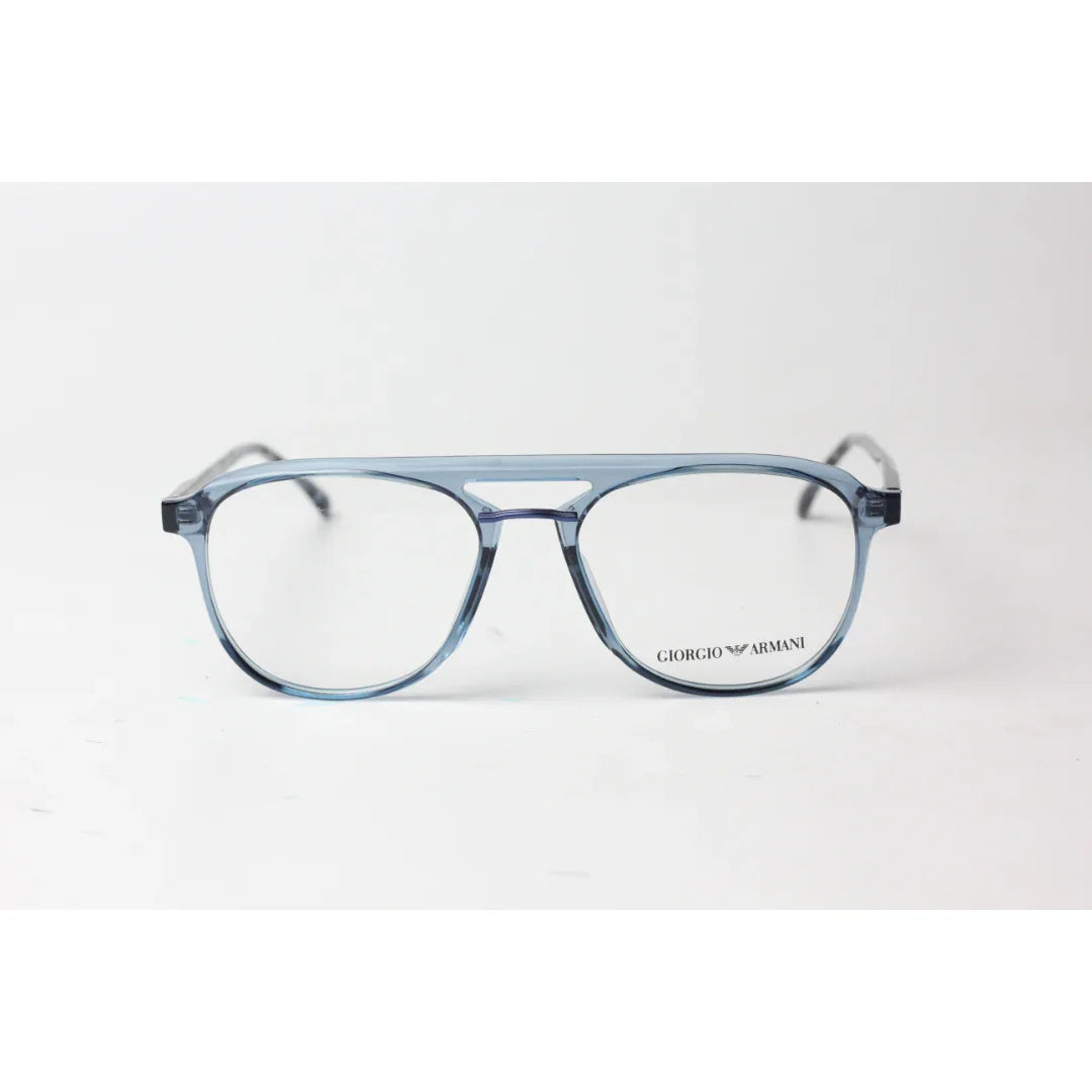 Giorgio Armani - 0703 - Transparent Crystal Blue - TR - Aviator Round - Premium Optics - Eyewear