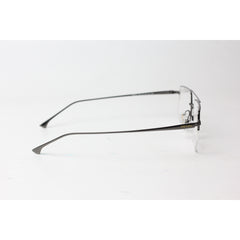 Prada - 0708 - Silver - Metal - Half Rim - Hexagonal Square - Premium Optics - Eyewear