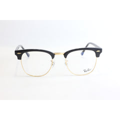 Ray Ban - RB 5154 - Black - Golden - Club Master - Metal - Acetate - Round - Premium Optics - Eyewear