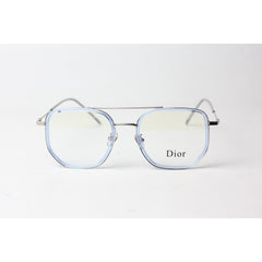 Iron Man 2.0 - 9010 - Dior - Transparent - Blue - Silver - Metal - Flight - Blue Cut - Square - Eyewear