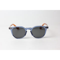 Moscot - MILTZEN - Crystal Blue- Black - Polarized - Acetate - Round - Premium Sunglasses - Eyewear
