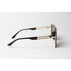 Versace -  521 - Golden - Black - Metal - Square - Sunglasses - Eyewear