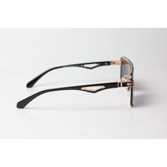 Maybach - 5455 - Golden - Black Gradient - Metal - Acetate - Rectangle - Sunglasses - Eyewear