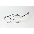 Boxidun - 1519 - Metal - Black - Golden - Retro - Hexagon - Round - Optics - Eyewear