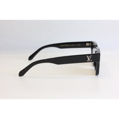 Louis Vuitton - Z2216U -  Black - Silver - Acetate - Square - Premium Sunglasses - Eyewear