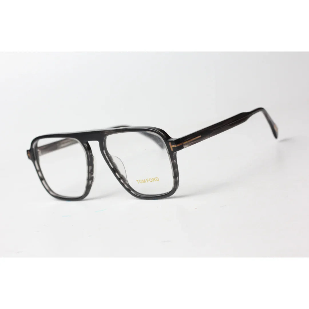 Tom Ford - 0756 - Granite Marble Gray - Acetate - Square - Premium Optics - Eyewear