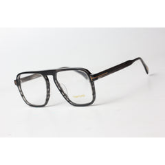 Tom Ford - 0756 - Granite Marble Gray - Acetate - Square - Premium Optics - Eyewear