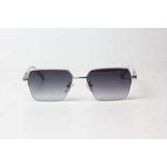 Gucci - 3495 - Silver - Black Gradient - Metal - Vintage - Rectangle - Sunglasses - Eyewear