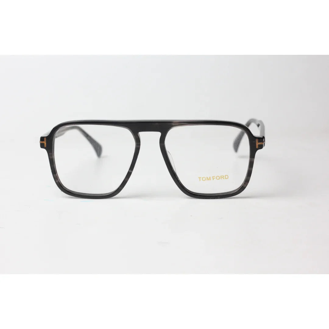 Tom Ford - 0756 - Granite Marble Gray - Acetate - Square - Premium Optics - Eyewear