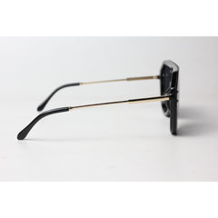 Fendi - Printed - Black - Gradient - Metal - Acetate - Rectangle - Round - Sunglasses - Eyewear