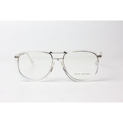 Marc Jacobs - 9500 - Transparent - Silver - Metal - Acetate - Round - Aviator - Optics - Eyewear