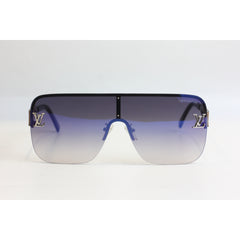 Louis Vuitton – Black Gradient - Blue Shade - Metal - Square- Sunglasses - Eyewear