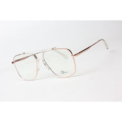 Dior - 9495 - Transparent - Golden - Metal - Round - Aviator - Optics - Eyewear