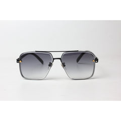 Maybach - 405 - Black - Gradient  - Metal - Acetate - Square - Double Bridge - Sunglasses - Eyewear