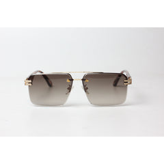Maybach - 2888 - Tortoise - Brown Gradeint - Rimless - Acetate - Metal - Sunglasses - Eyewear