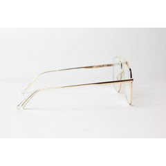 Marc Jacobs - 9495 - Transparent - Golden - Metal - Round - Aviator - Optics - Eyewear