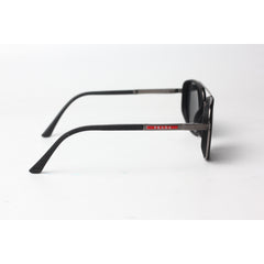 Prada - 5222 - Black - Gunmetal - Polarized - Metal - Acetate - Round - Sunglasses - Eyewear