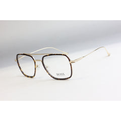 Hugo Boss - 9492 - Tortoise - Golden - Metal - Acetate - Flight - Square - Eyewear