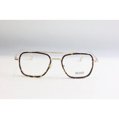 Hugo Boss - 9492 - Tortoise - Golden - Metal - Acetate - Flight - Square - Eyewear