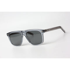 Mont Blanc - MB0227S - Transparent Gray - Black - Square - Premium Sunglasses - Eyewear