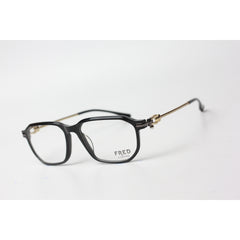 FRED - Black - Golden - Slim - Acetate - Metal - Rectangle - Premium Optics - Eyewear